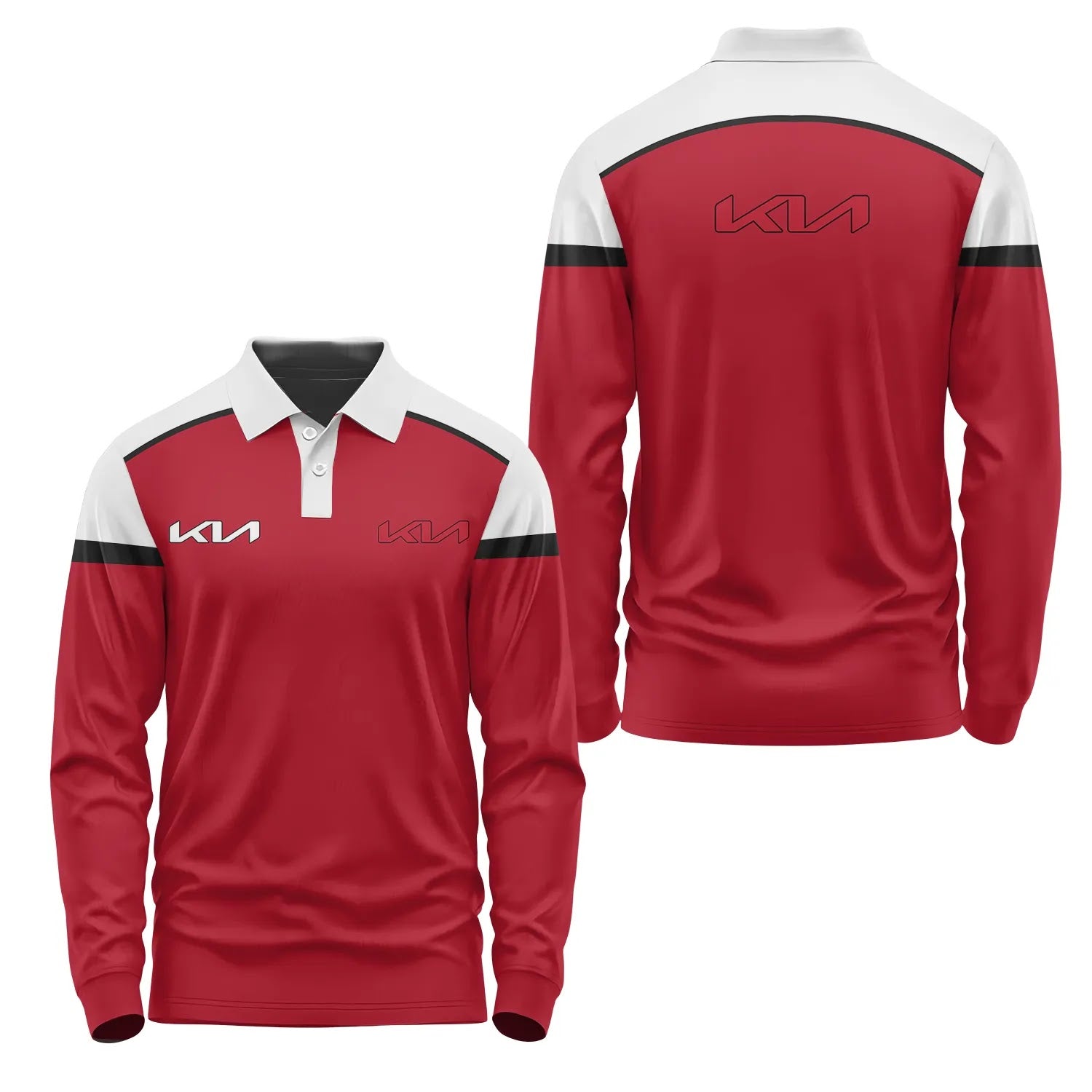 Kia Long Sleeve Polo SC087