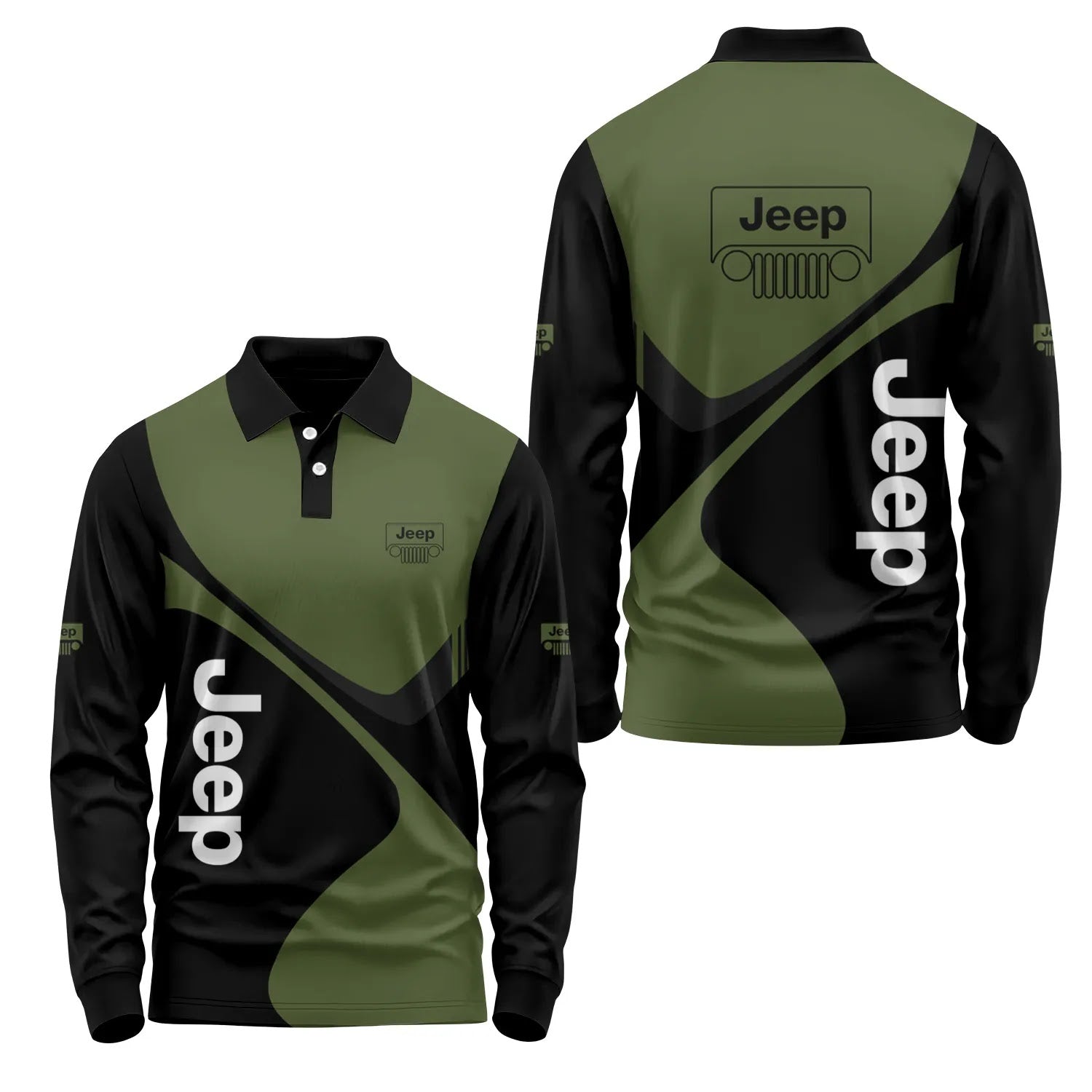 Jeep Long Sleeve Polo SC058