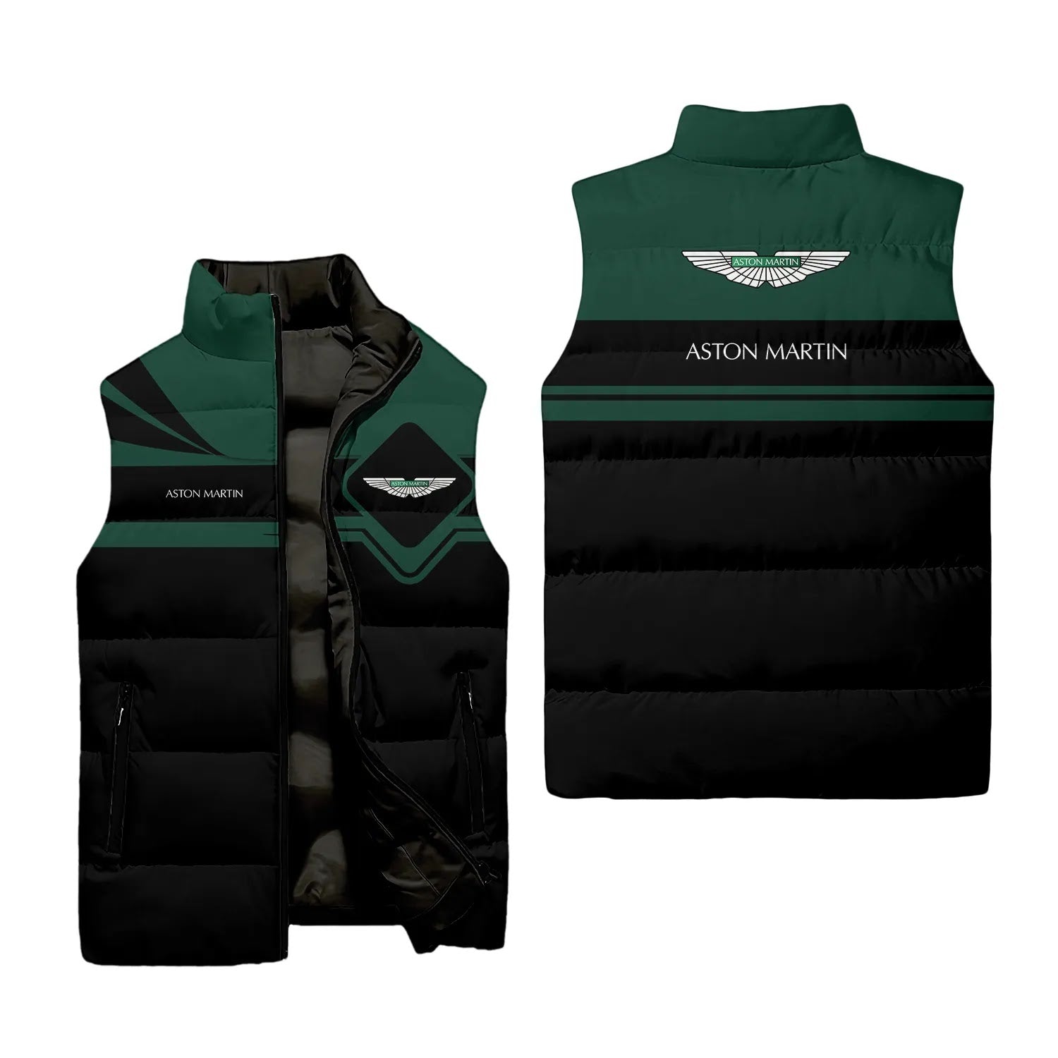 Aston Martin Sleeveless Puffer Jacket SC066