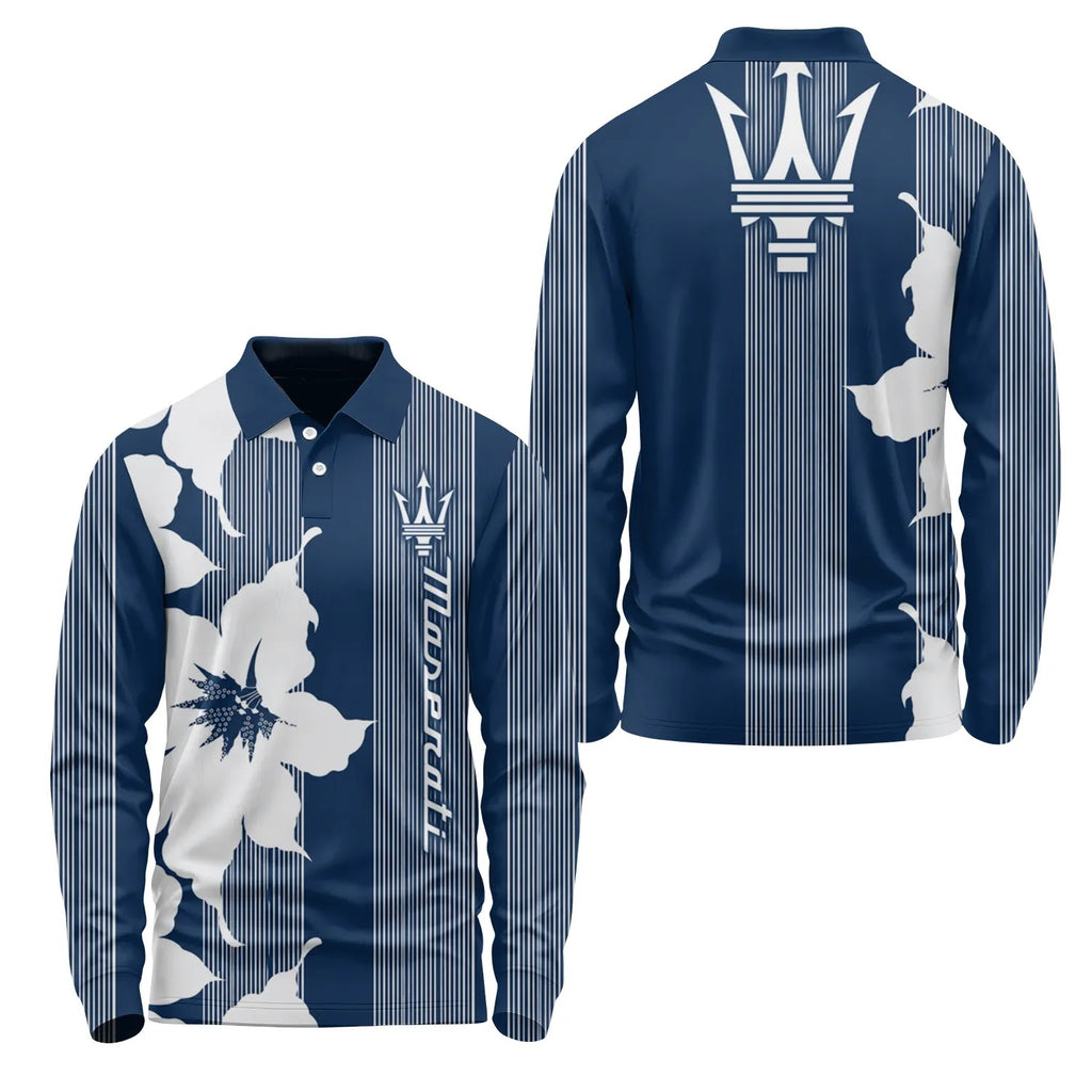 Maserati Long Sleeve Polo SHW039