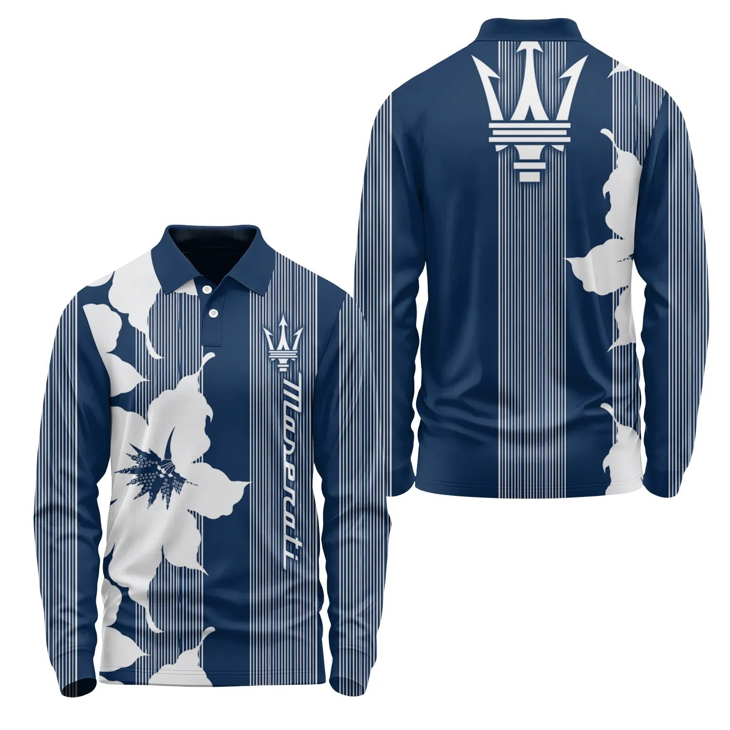 Maserati Long Sleeve Polo SHW039