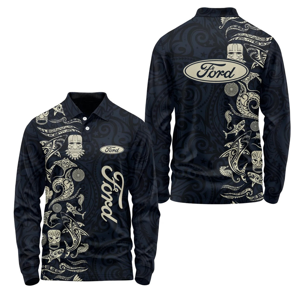 Ford Long Sleeve Polo SHW033