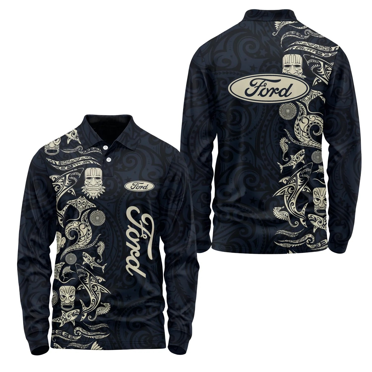 Ford Long Sleeve Polo SHW033