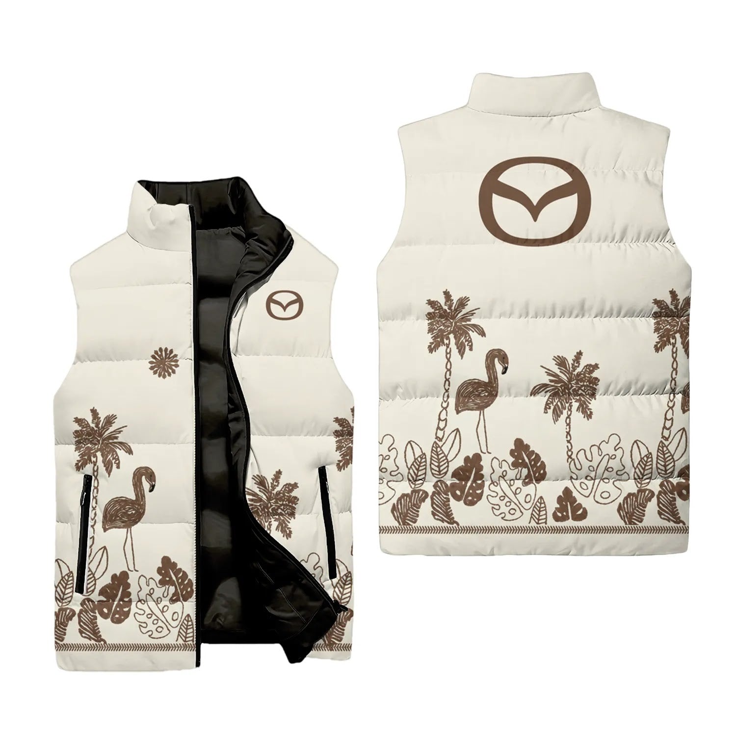 Mazda Sleeveless Puffer Jacket SHW044