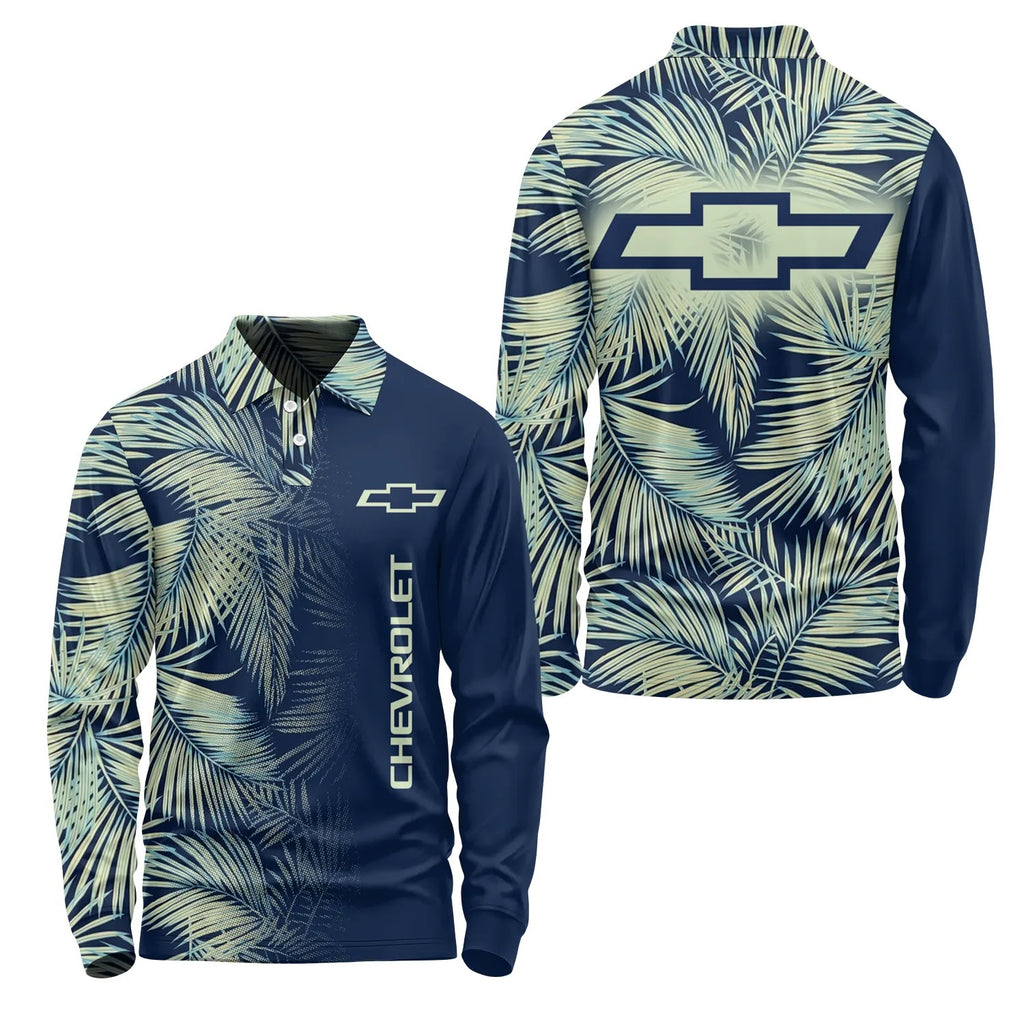Chevrolet Long Sleeve Polo SHW003