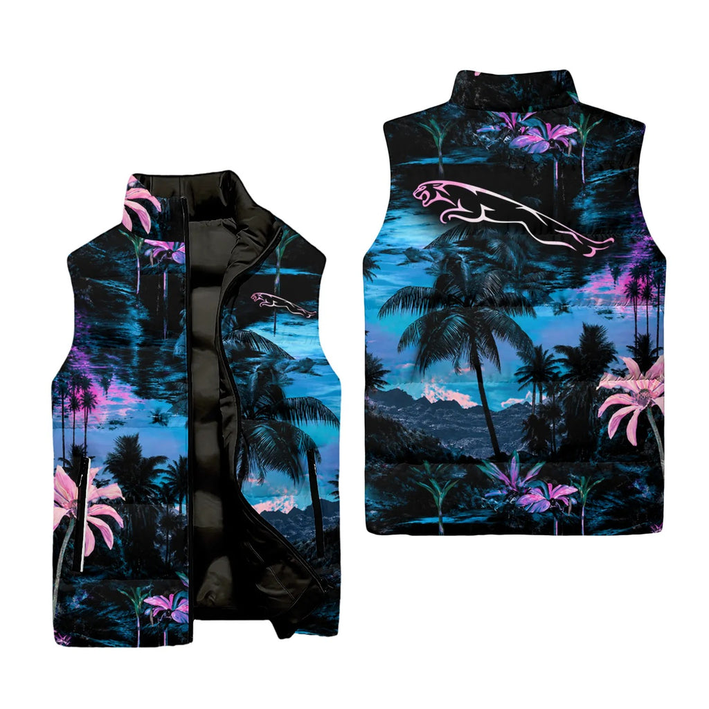Jaguar Sleeveless Puffer Jacket SHW002