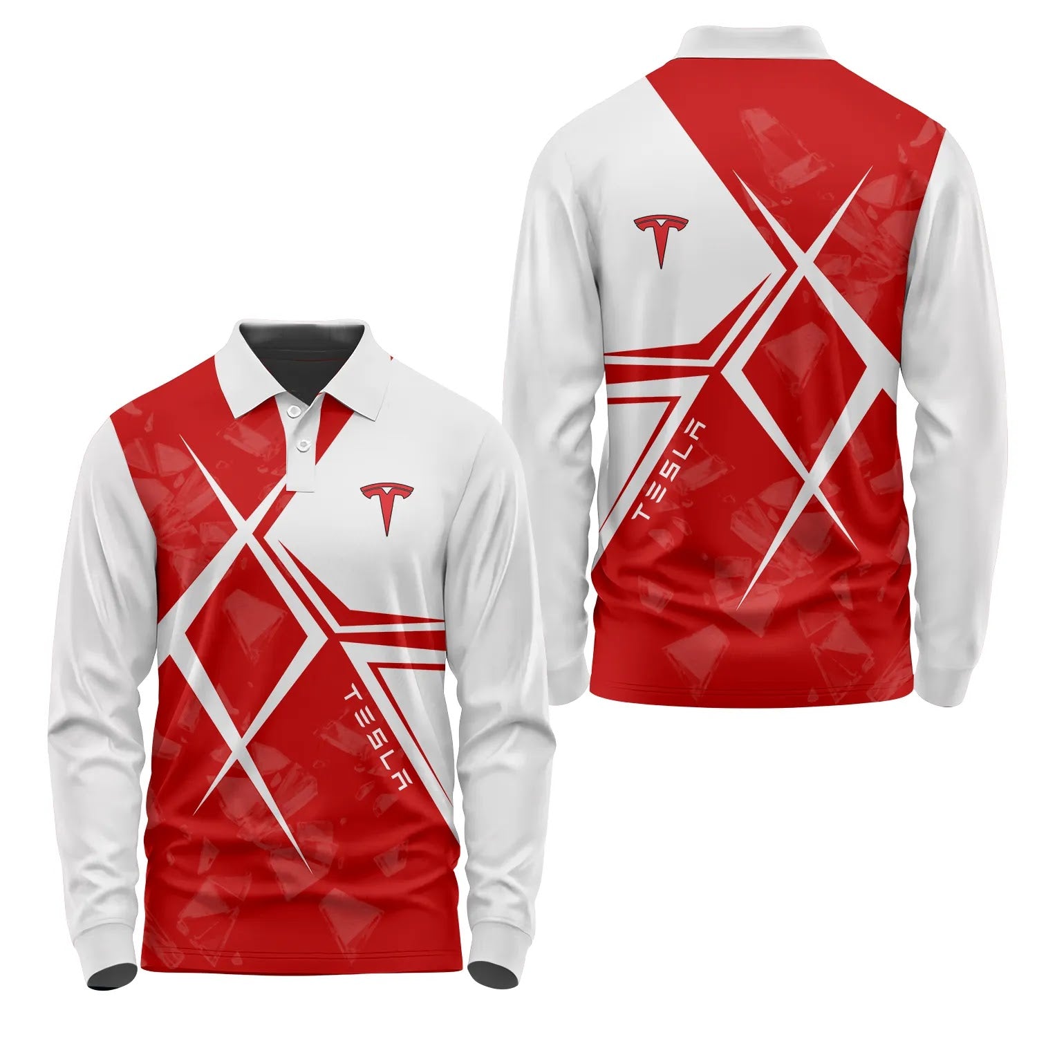 Tesla Long Sleeve Polo SC060