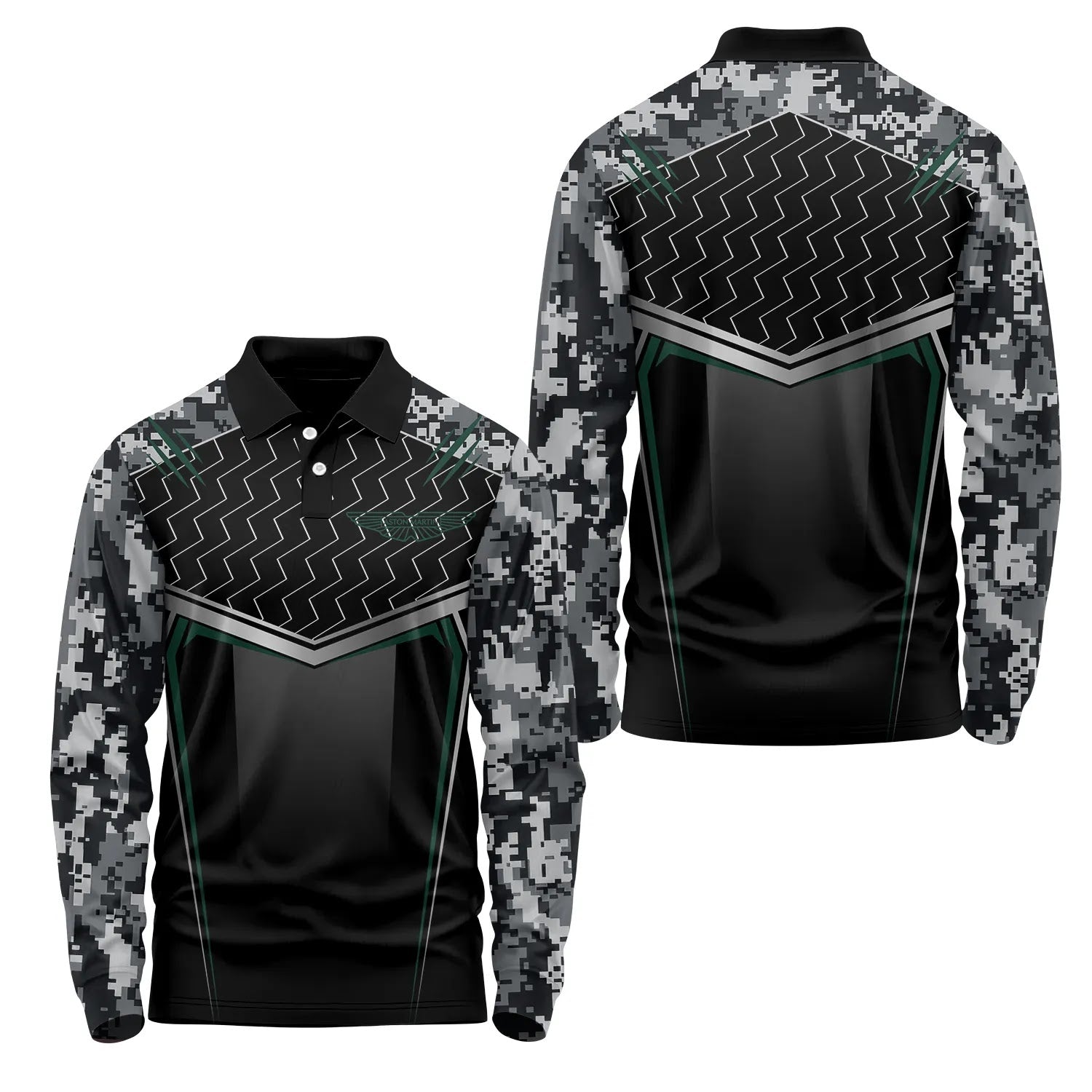 Aston Martin Long Sleeve Polo SC115