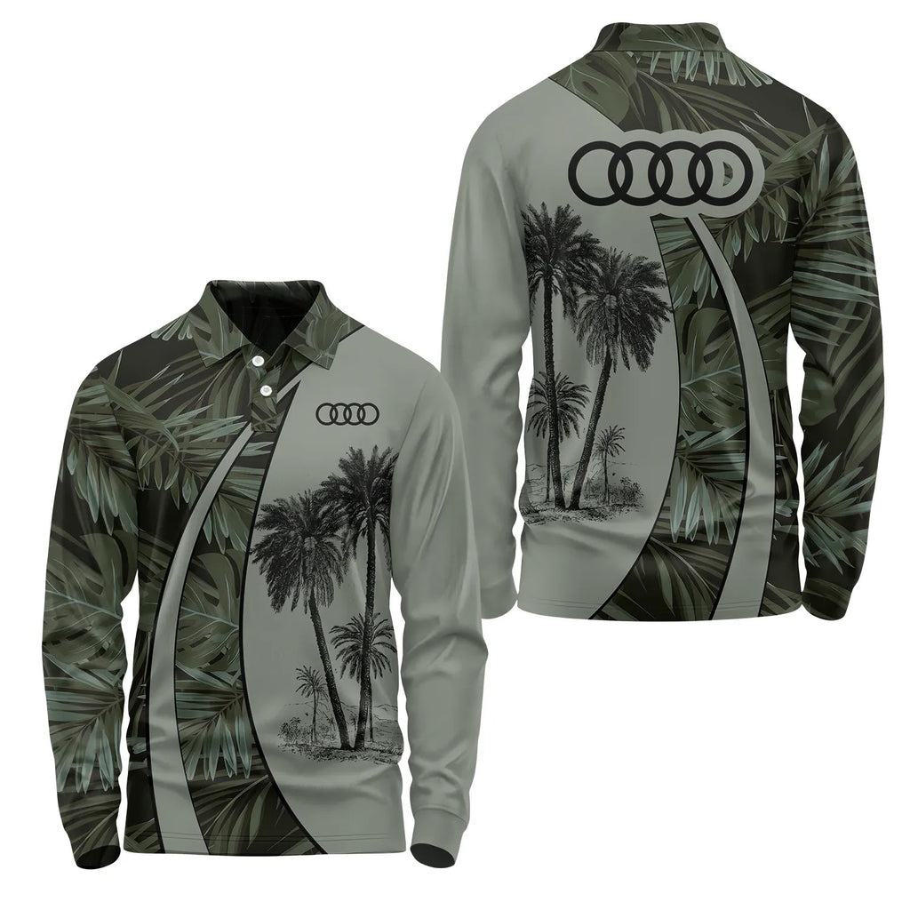 Audi Long Sleeve Polo SHW063