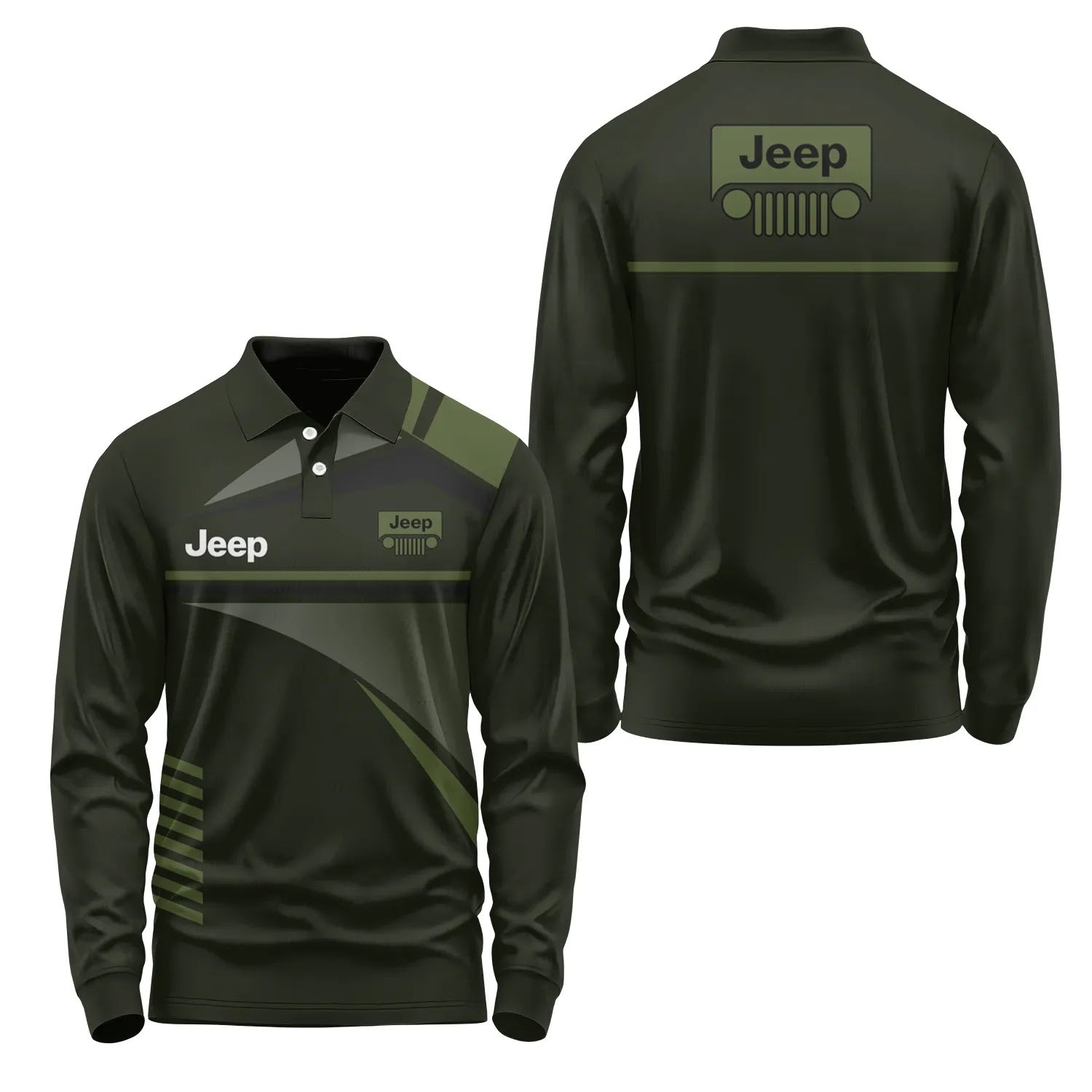 Jeep Long Sleeve Polo SC067