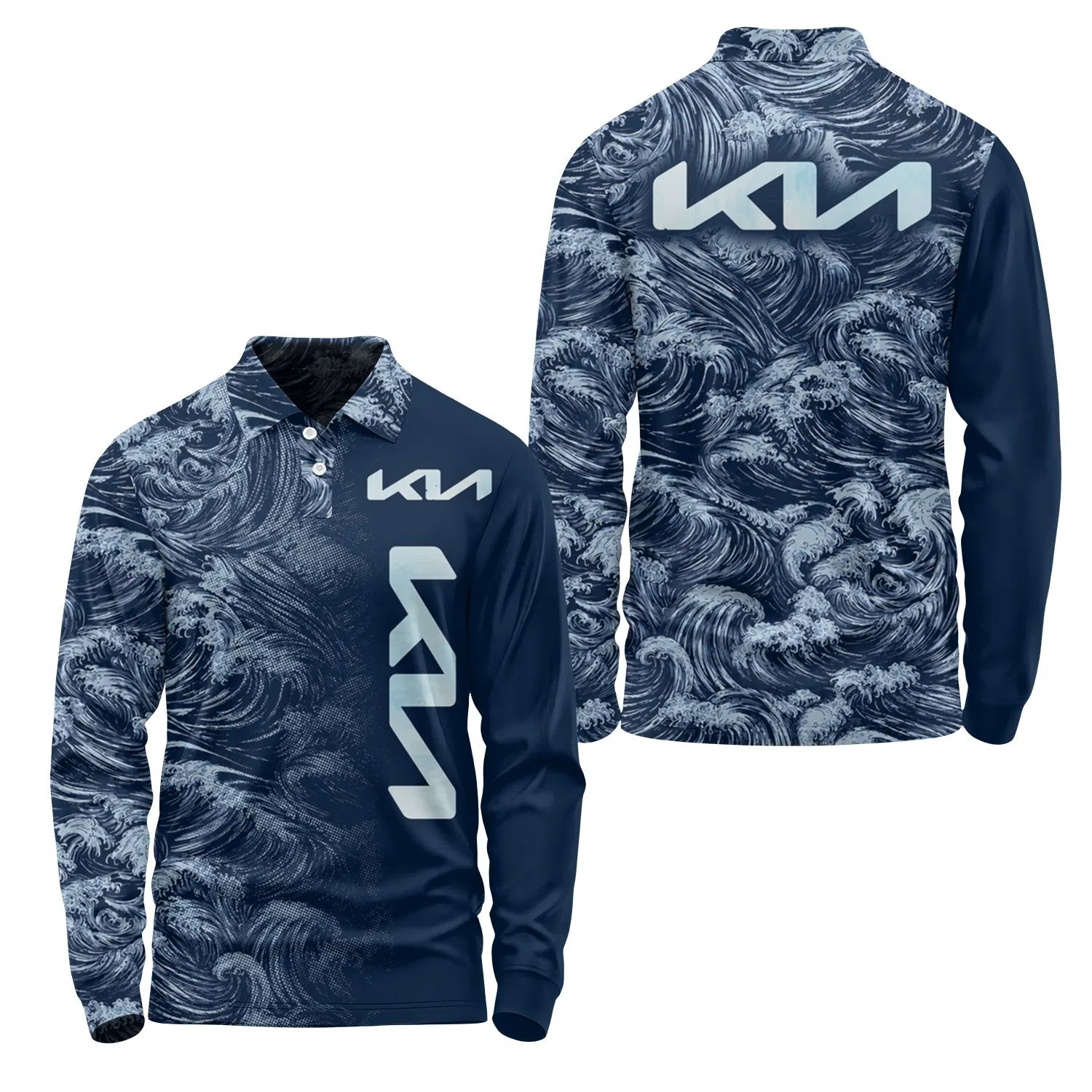 Kia Long Sleeve Polo SHW010