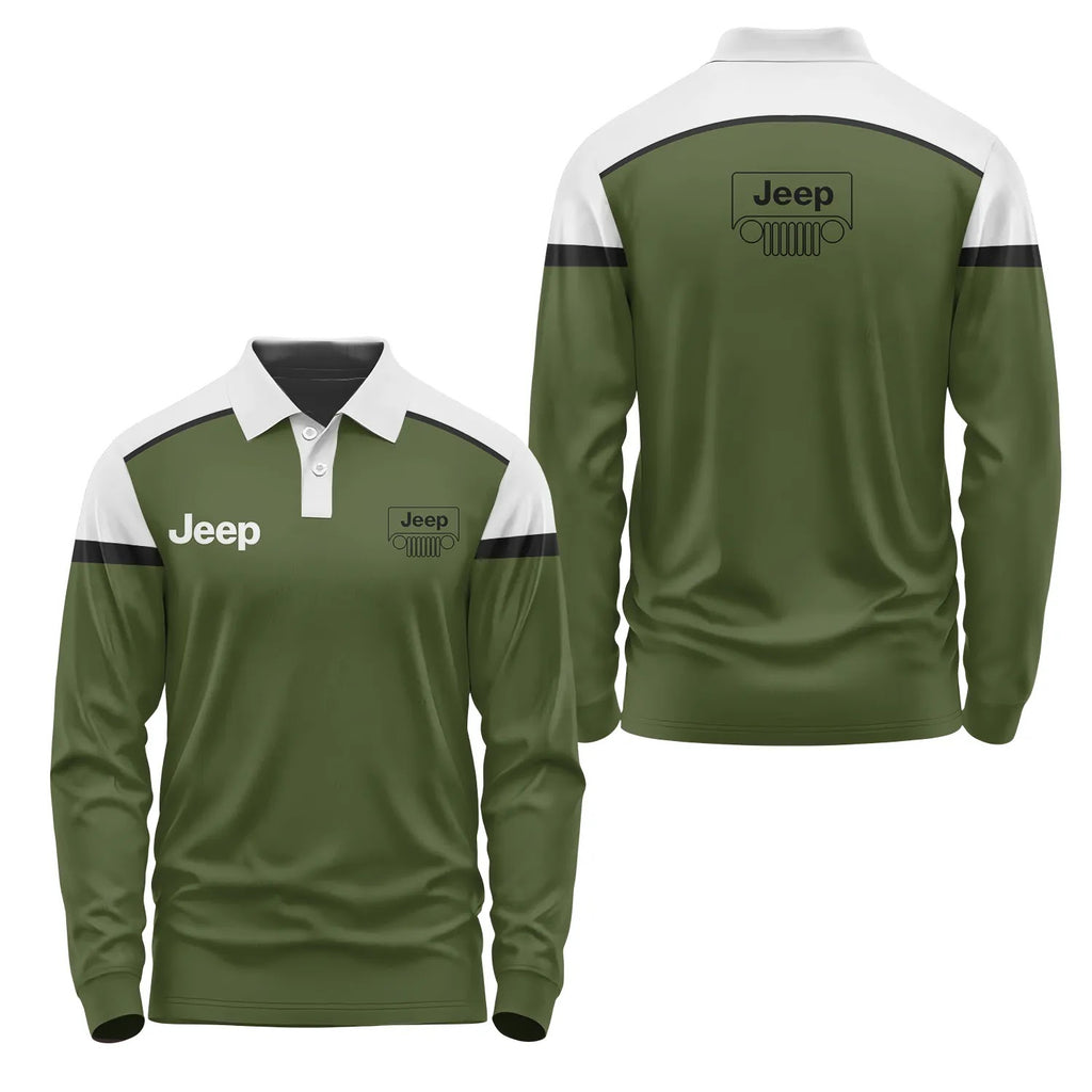 Jeep Long Sleeve Polo SC087
