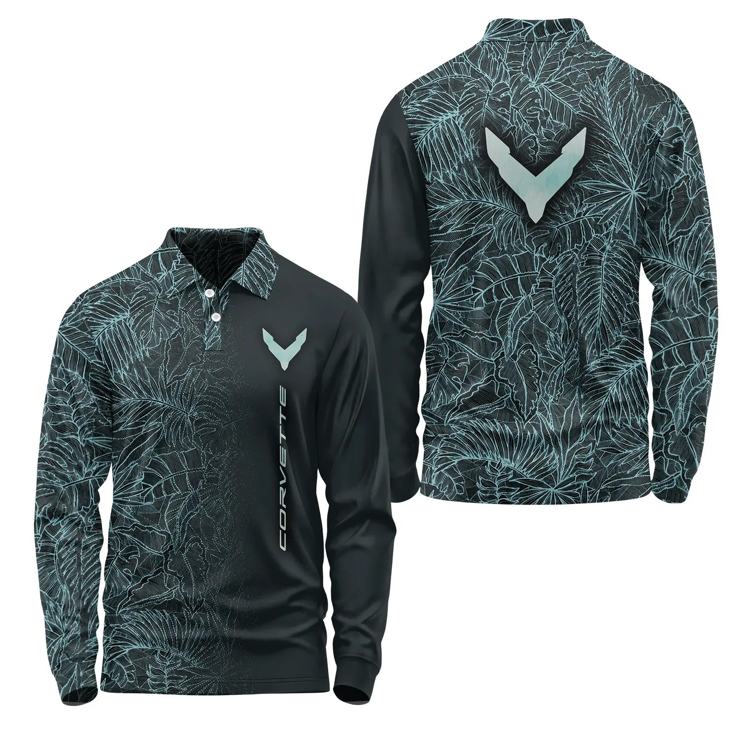 Corvette Long Sleeve Polo SHW008