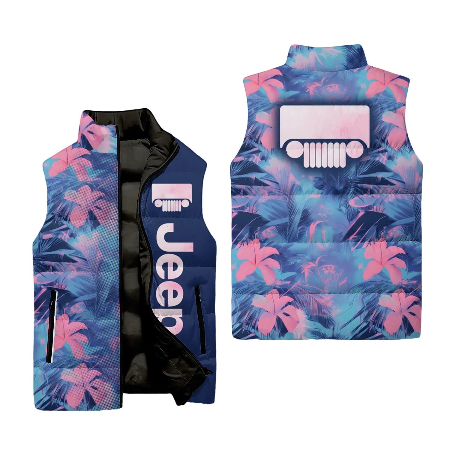 Jeep Sleeveless Puffer Jacket SHW054
