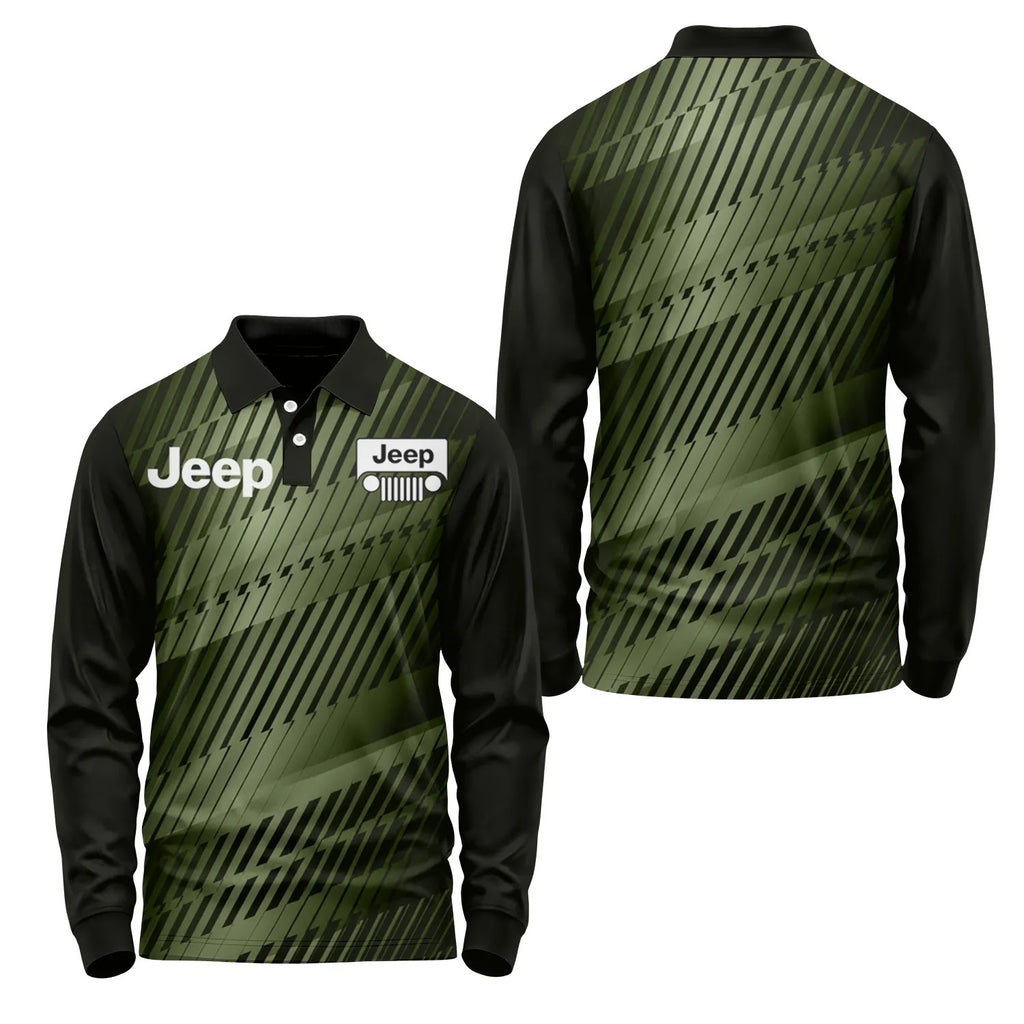 Jeep Long Sleeve Polo SC118
