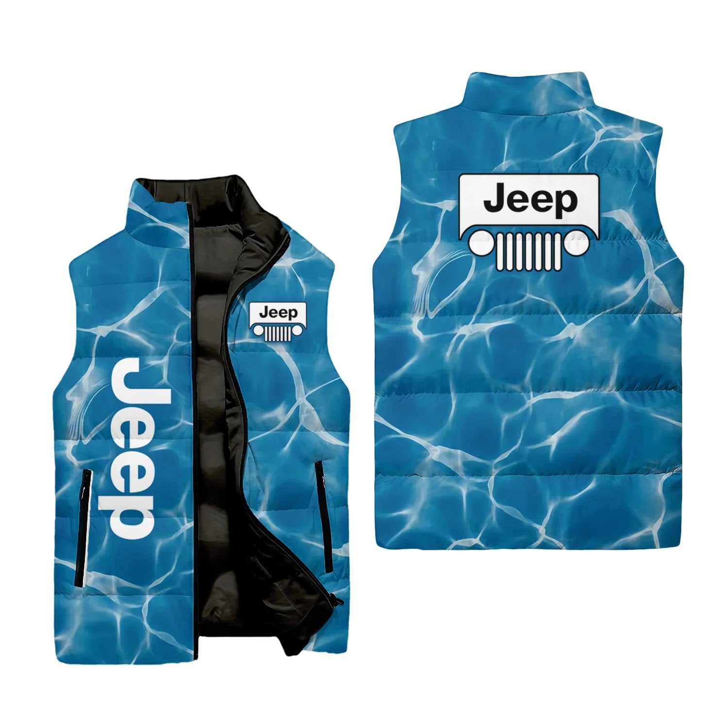 Jeep Sleeveless Puffer Jacket SHW035