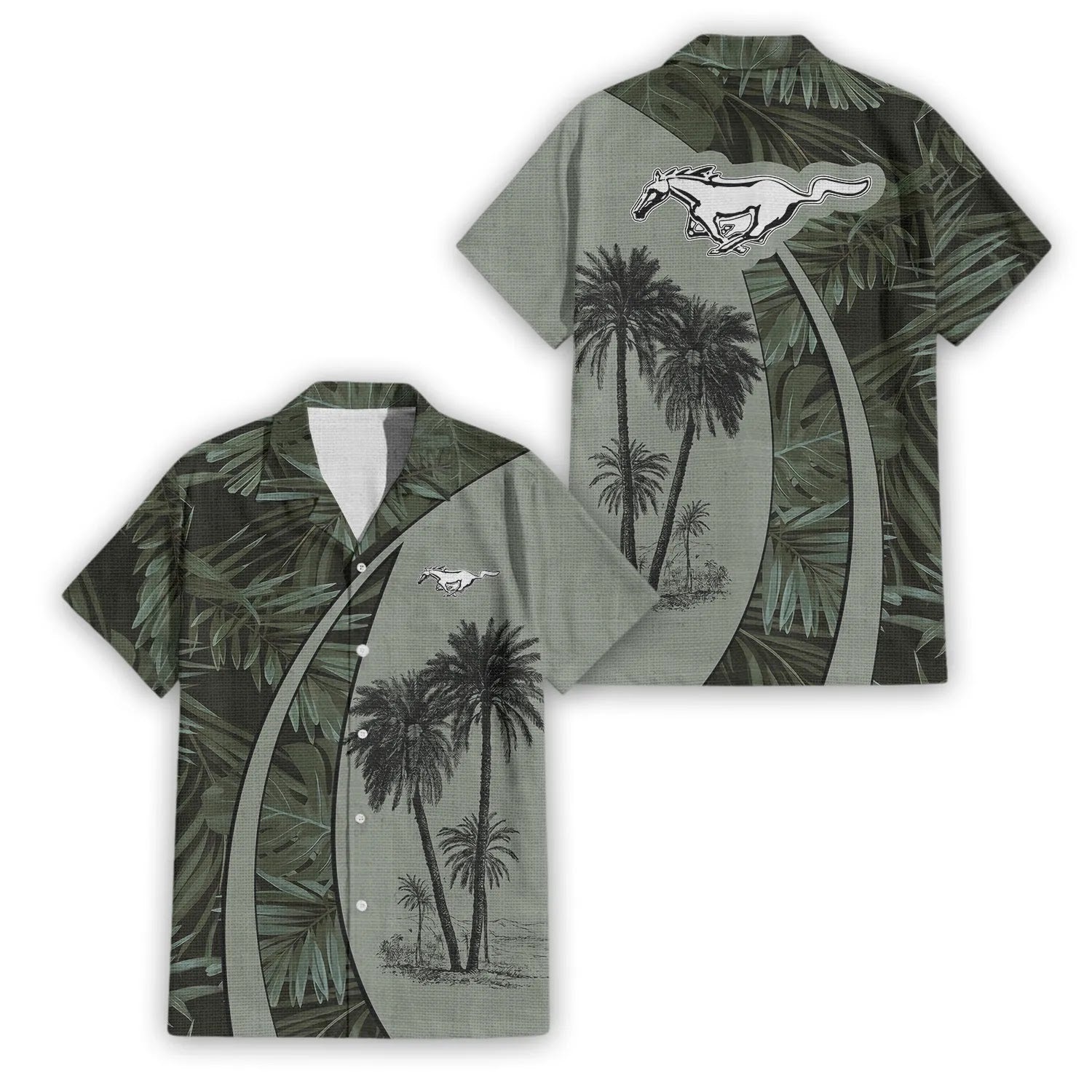Ford Mustang Premium Hawaiian Shirt SHW063