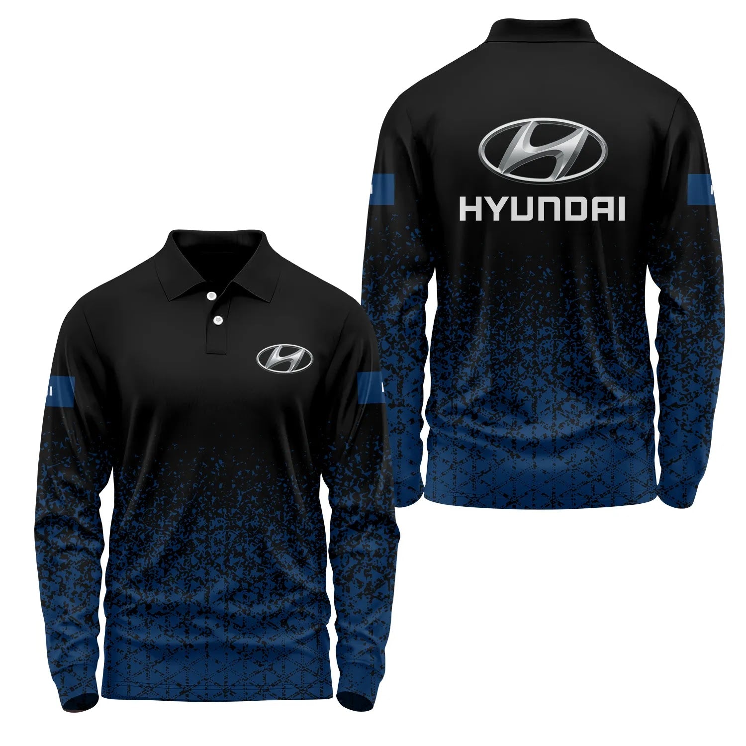 Hyundai Long Sleeve Polo SC096