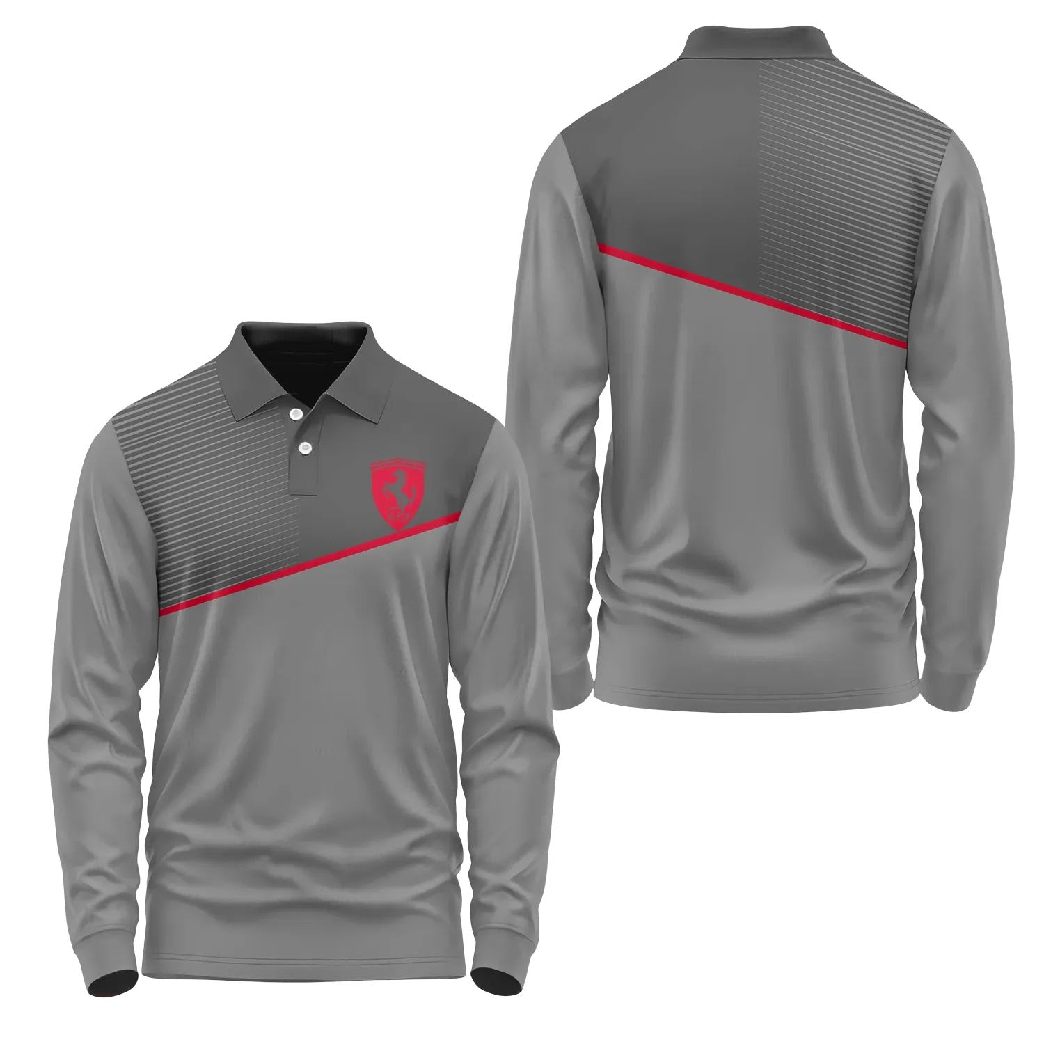 Ferrari Long Sleeve Polo SC116
