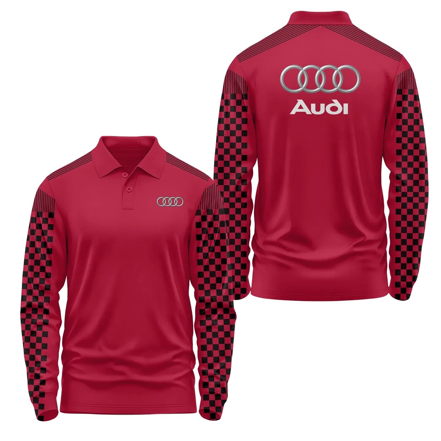 Audi Long Sleeve Polo SC057