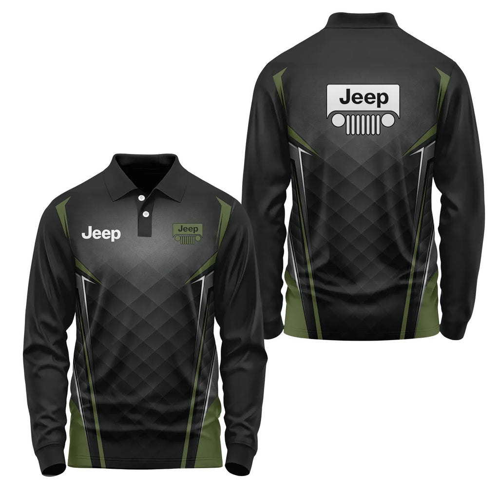 Jeep Long Sleeve Polo SC074