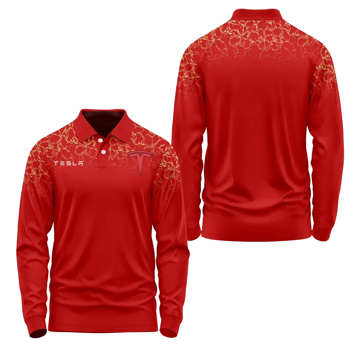 Tesla Long Sleeve Polo SC108
