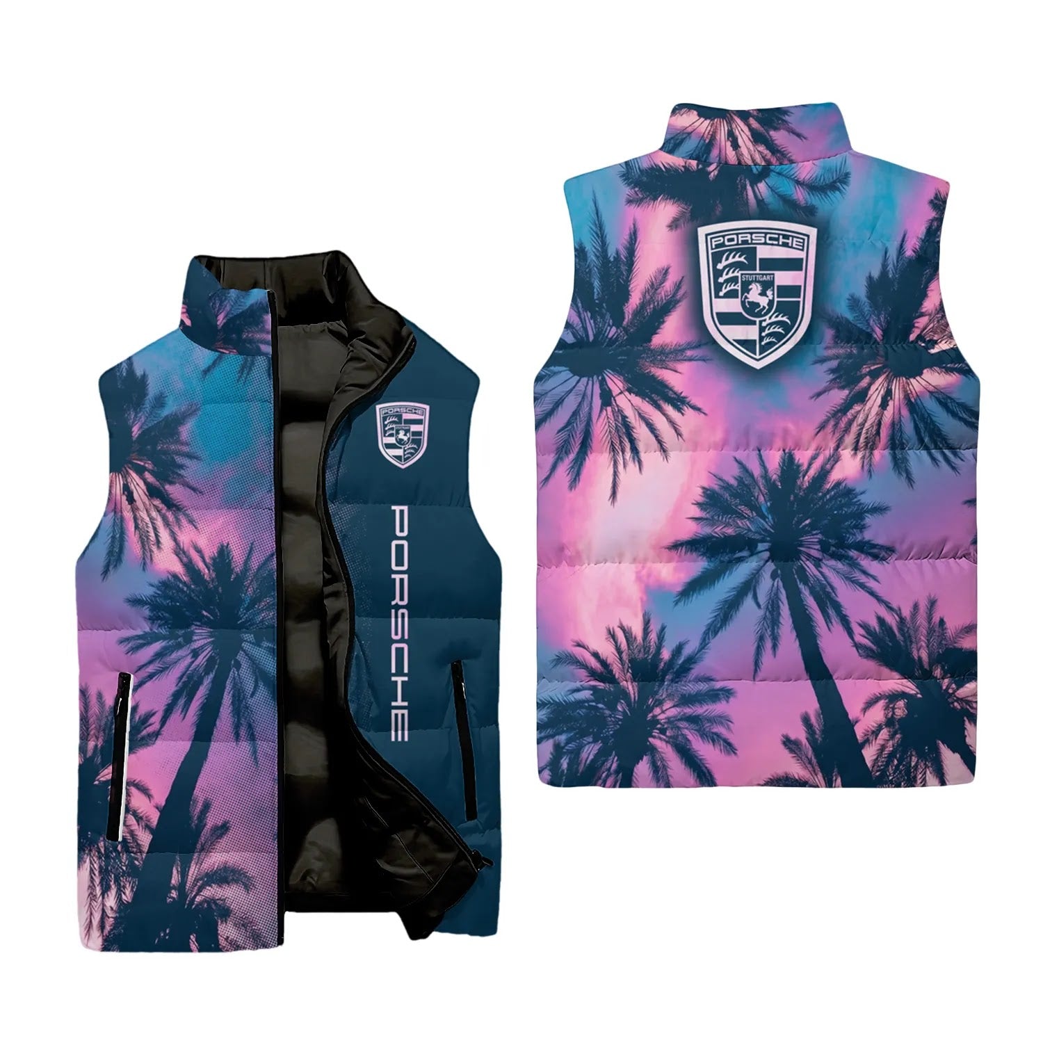 Porsche Sleeveless Puffer Jacket SHW030