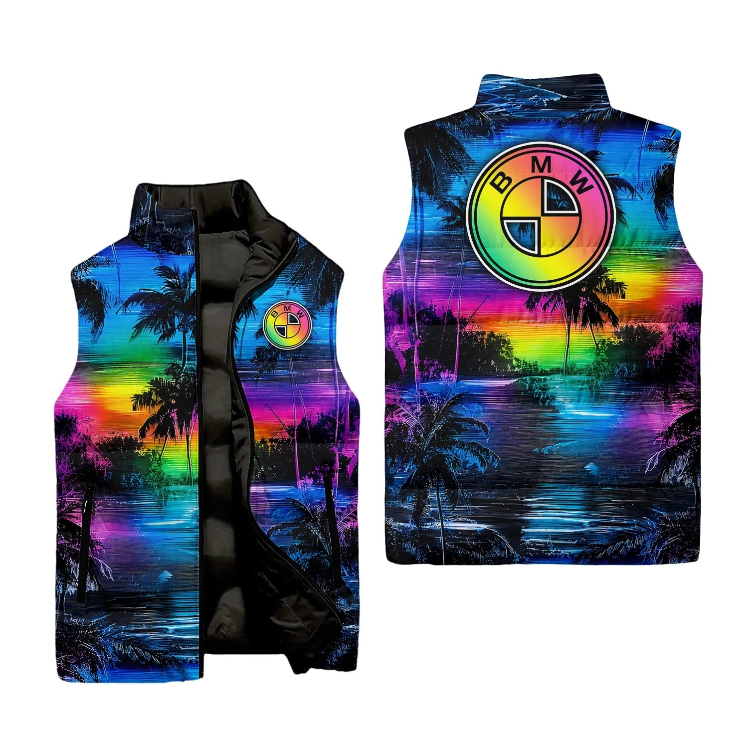 BMW Sleeveless Puffer Jacket SHW055