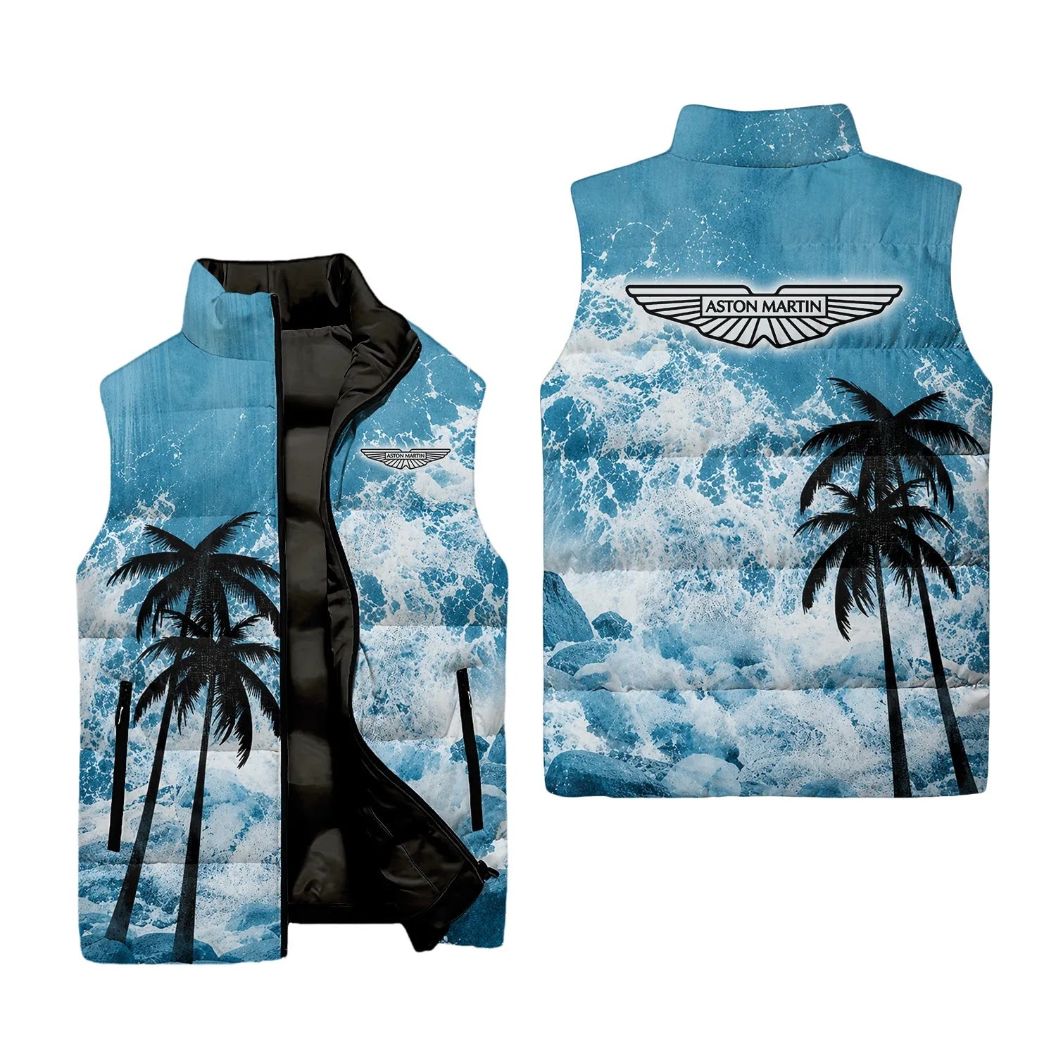 Aston Martin Sleeveless Puffer Jacket SHW052