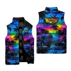 Cadillac Sleeveless Puffer Jacket SHW055