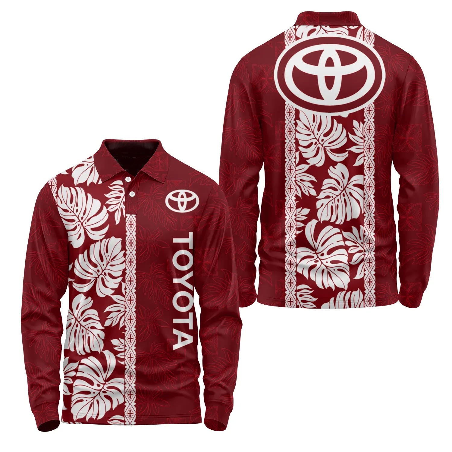 Toyota Long Sleeve Polo SHW046