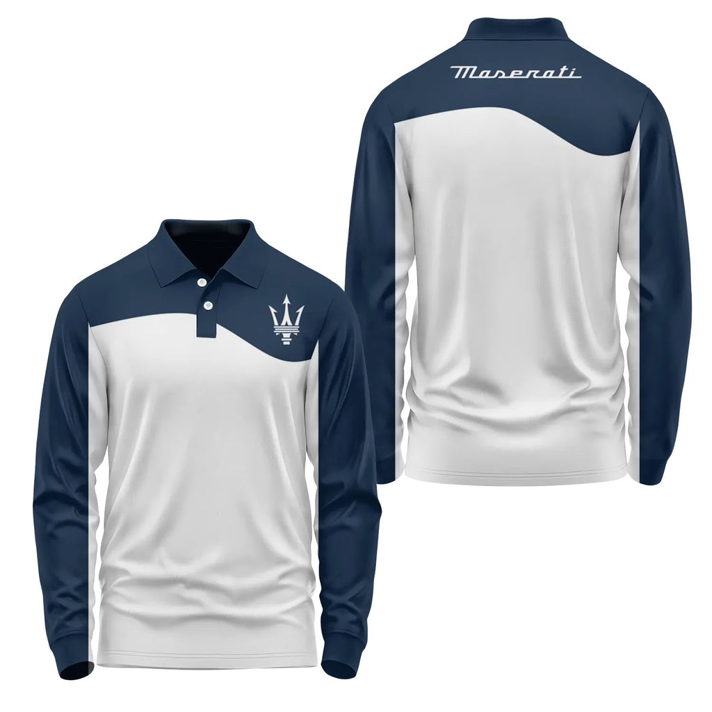 Maserati Long Sleeve Polo SC110