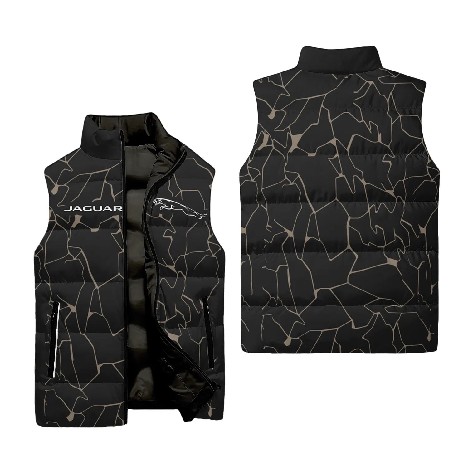 Jaguar Sleeveless Puffer Jacket SC103