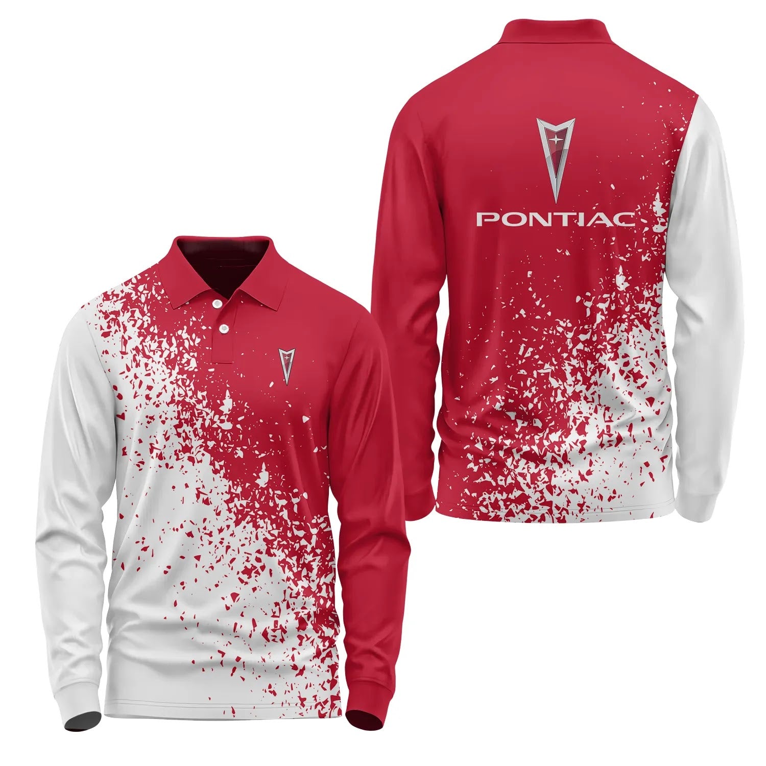 Pontiac Long Sleeve Polo SC070