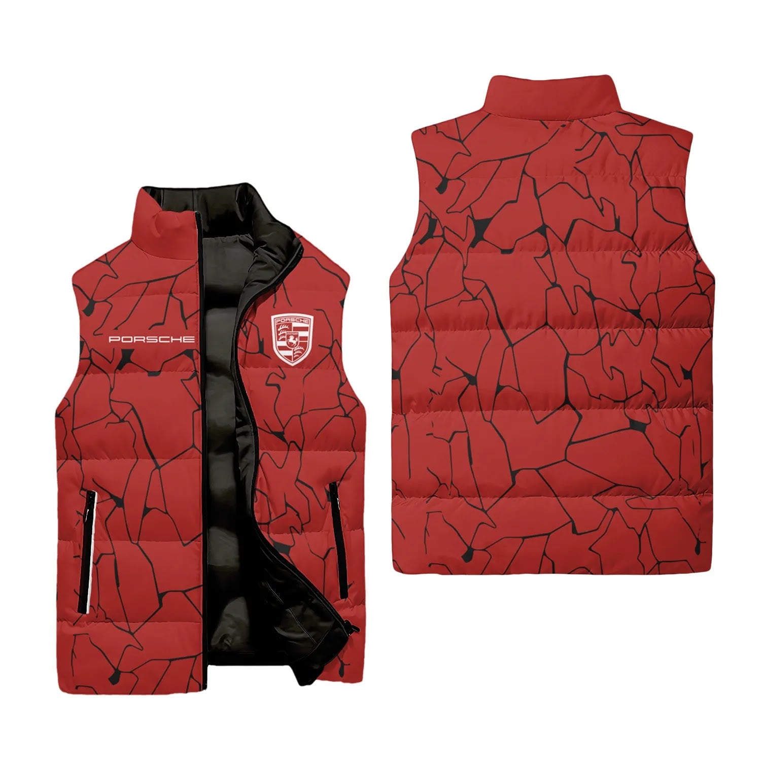 Porsche Sleeveless Puffer Jacket SC103