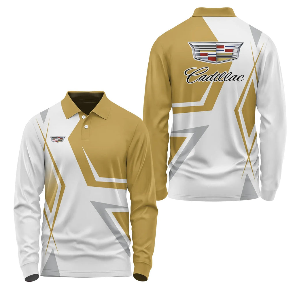 Cadillac Long Sleeve Polo SC080
