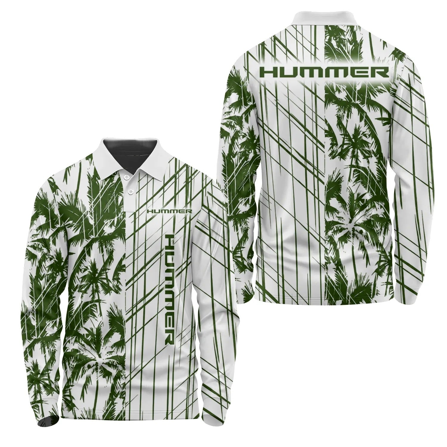Hummer Long Sleeve Polo SHW041