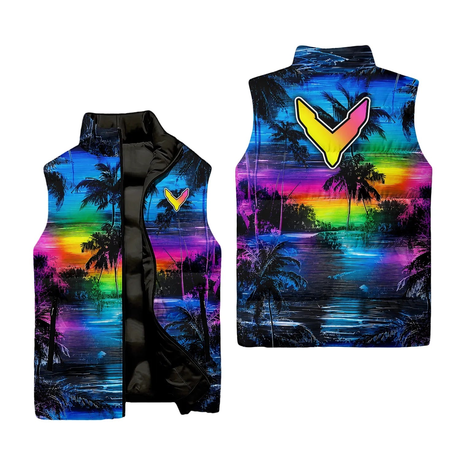 Corvette Sleeveless Puffer Jacket SHW055