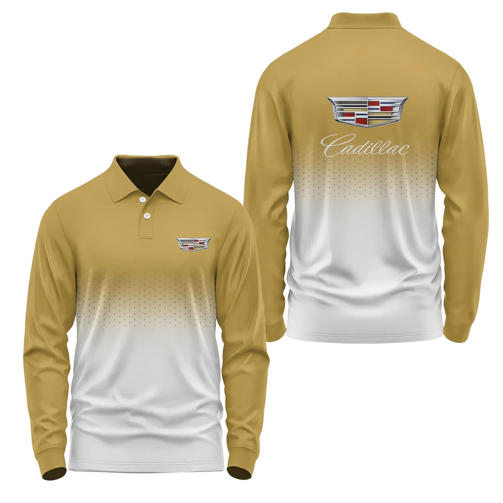Cadillac Long Sleeve Polo SC094