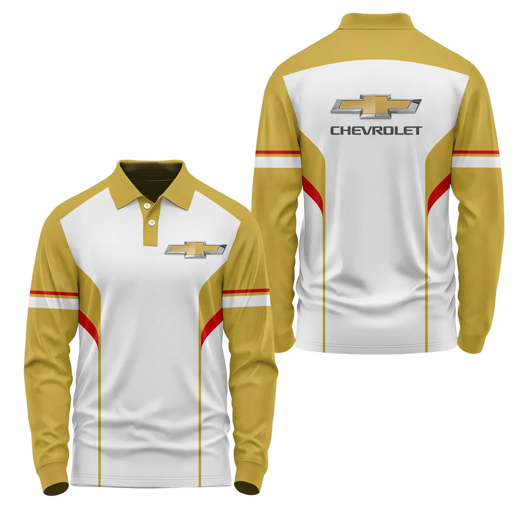 Chevrolet Long Sleeve Polo SC113