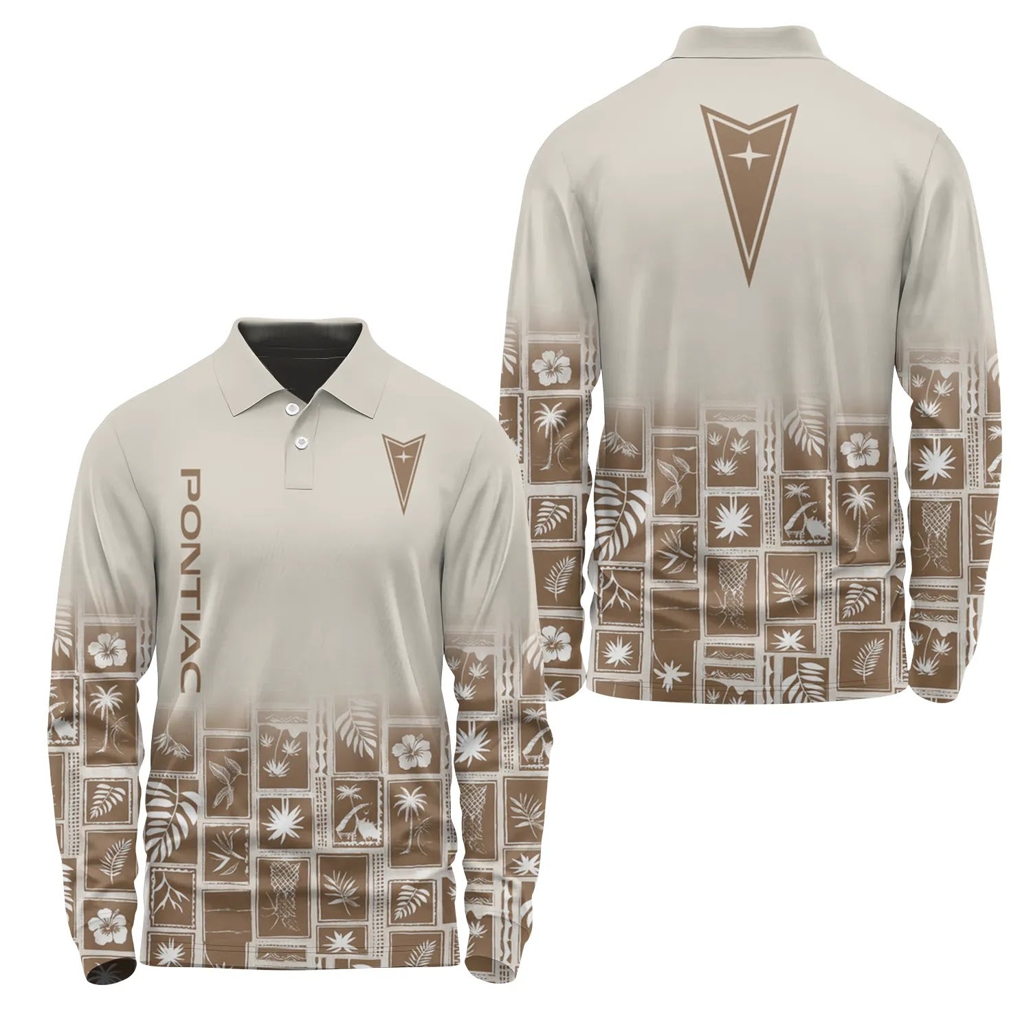 Pontiac Long Sleeve Polo SHW067