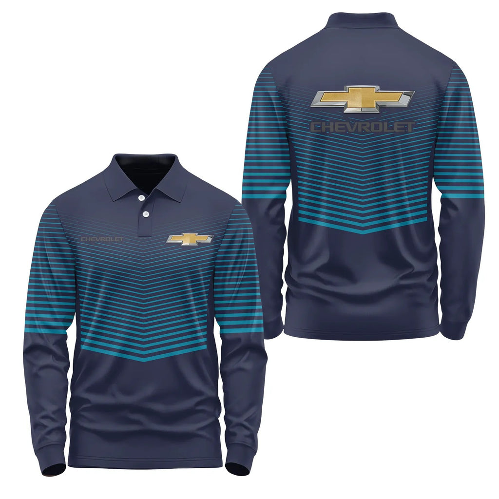 Chevrolet Long Sleeve Polo SC099