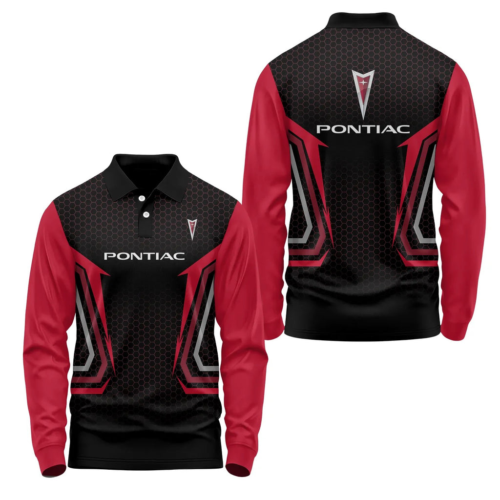 Pontiac Long Sleeve Polo SC075