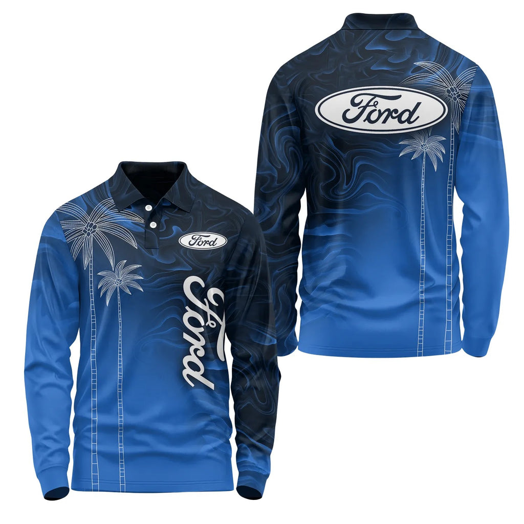 Ford Long Sleeve Polo SHW070