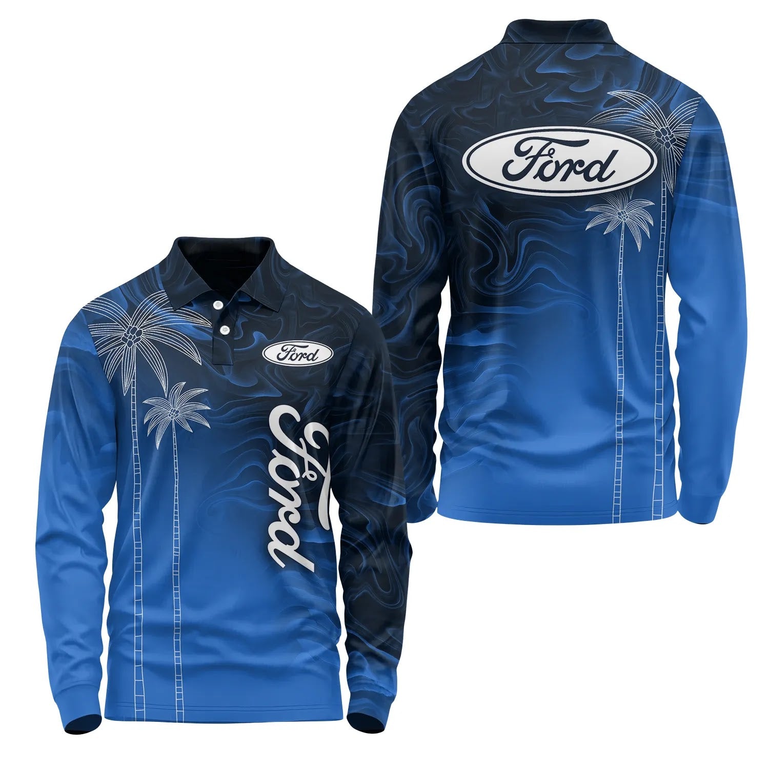Ford Long Sleeve Polo SHW070