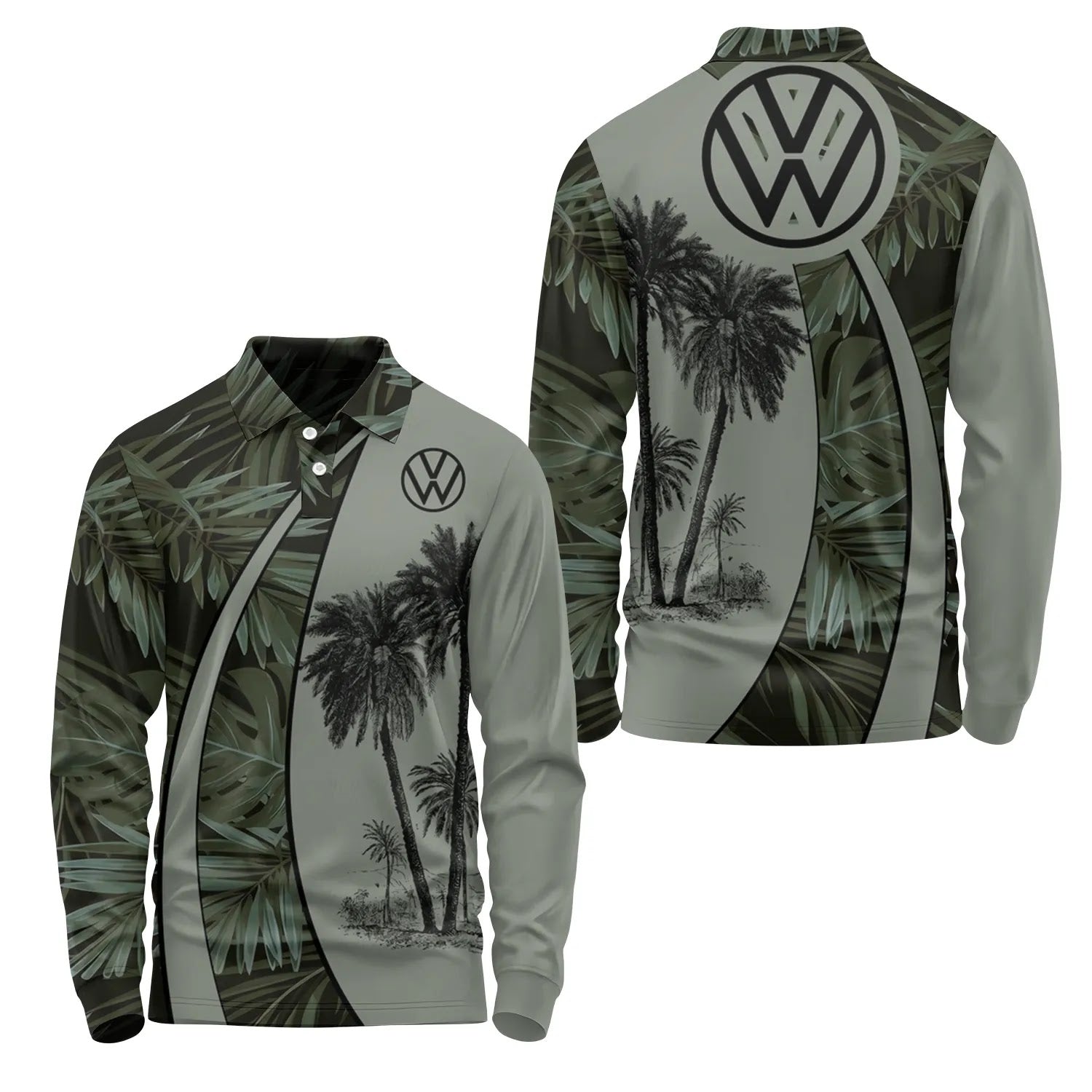 Volkswagen Long Sleeve Polo SHW063