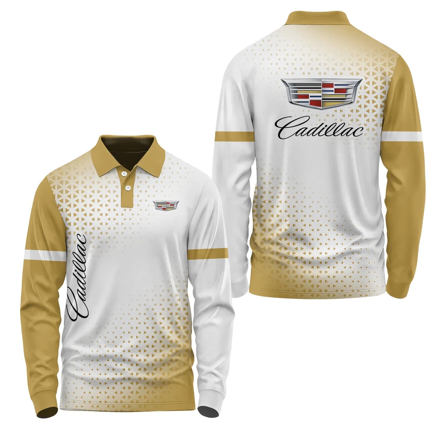 Cadillac Long Sleeve Polo SC079