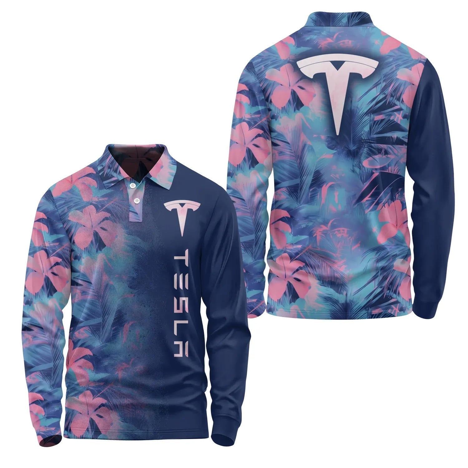 Tesla Long Sleeve Polo SHW054