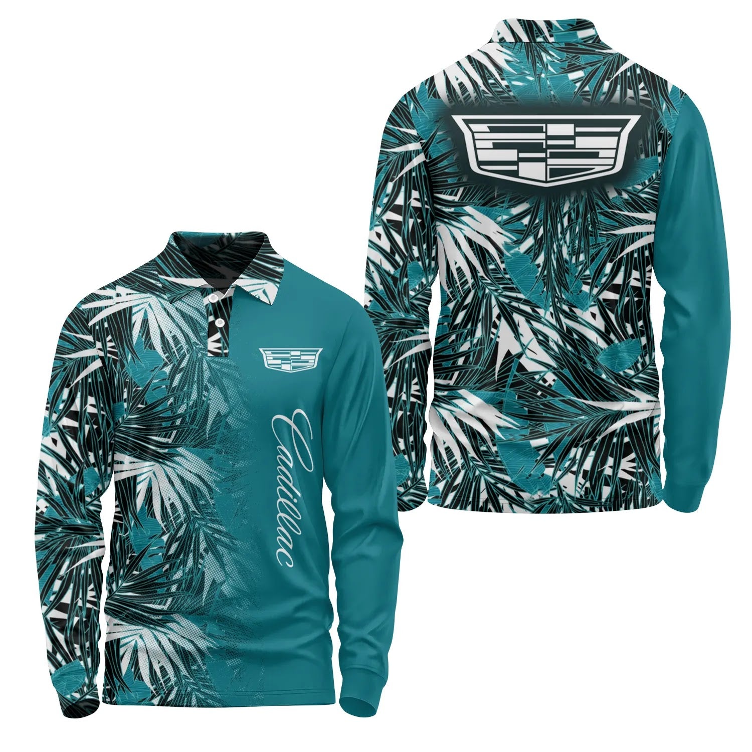 Cadillac Long Sleeve Polo SHW060