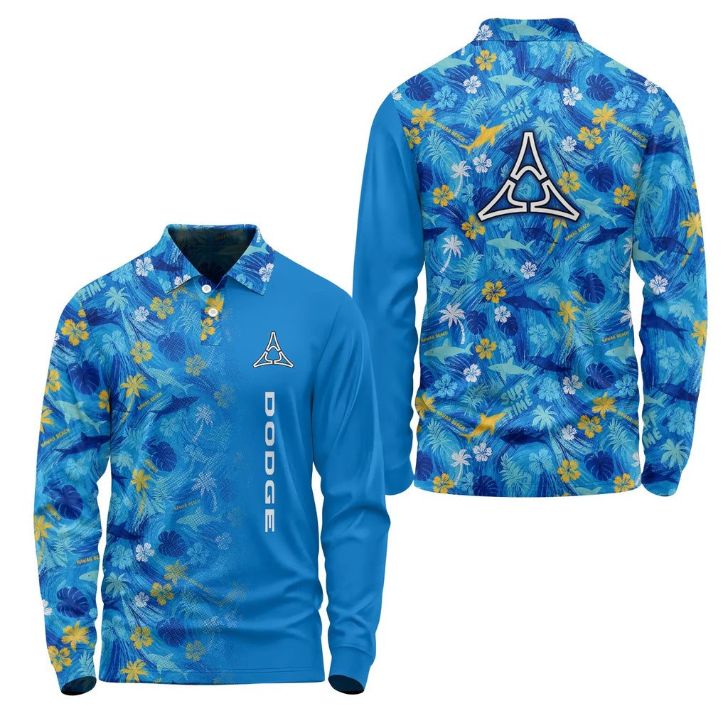 Dodge Long Sleeve Polo SHW027